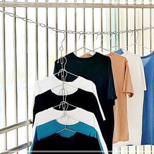 [2개구성] TLdoshjtrade 옥상설치빨래줄 아파트 m빨래줄 빨랫줄 강력 5M 스테인리스 LWE5D0E2