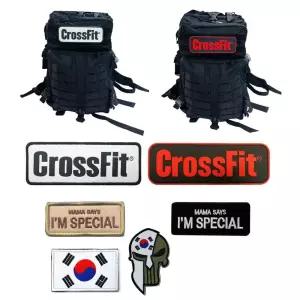 크로스핏 가방 패치 와펜 태극기 군용명찰 컴퓨터자수 ChM6+4SHC