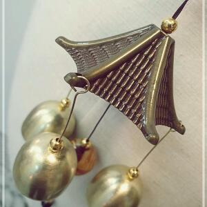 [2개구성] 종 풍경문종 풍수 소품 코끼리 재물운 대문종 현관문 LW9E4450