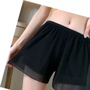 여름잠옷 여성 여름 이중레이스 잠옷 속바지 홈웨어 반바지