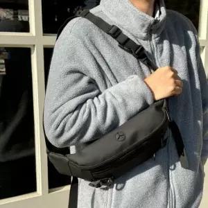 남성용 캐주얼 웨이스트백 힙색 SN7465 스타일 가방 남자힙색물병 남자슬링백