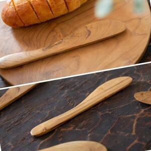 [2개구성] 1p 나무 티크 버터 우드 잼 칼 AQWB668D6