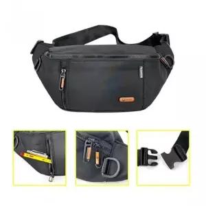 남성용 경량 슬링백 캐주얼 여행용 힙색 크로스 바디백 보조가방 남자힙색물병