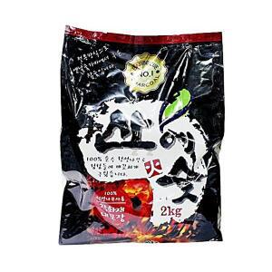 [2개구성] 착화재 산에숯 2kg 직화 훈제용숯 고기굽기숯 발화용품 발화용숯 캠핑숯 구이용숯 AWCDEFFB