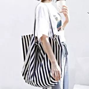 가방 에코백 캔버스백 빅 여행 스트라이프 쇼퍼백 수납 다이어리케이스 여성토트백