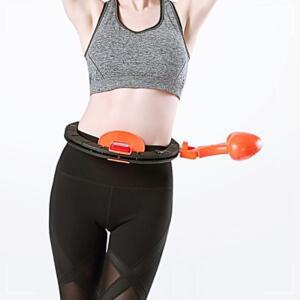 [2개구성] 키로 지능형 상급자용 360도회전 뱃살 스마트 복부 훌라후프 BHWFFMUND