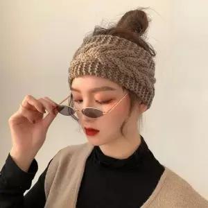 BS 꽈배기 니트 헤어밴드 와이드 머리띠 넓은 헤어링 반다나 머리밴드 니트밴드