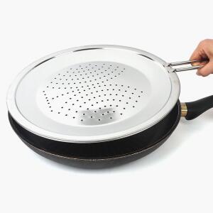 [2개구성] 키친아트 프리미엄 32cm 뚜껑 청결망 덮개 멀티 후라이팬 커버 KWFIUAJ7