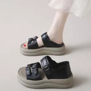 여성 여름 바캉스 버클 샌들 캐주얼 편한 신발 svb7+8xuf