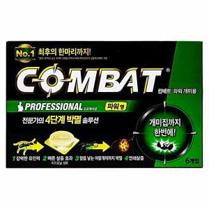 [2개구성] 컴배트 프로페셔널 파워 개미용 6개입 패치형 773000 트랩 약 잡기 바퀴 벌레 AWAD5320