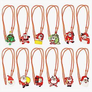 [2개구성] 젤리 라이트12개 코스튬 불빛 산타 단체선물 판촉물 크리스마스 목걸이 NWB44973