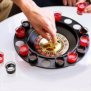 [2개구성] 디자인에버 카지노 16잔 술먹기 샷 술자리 내기 룰렛 DUW8D3284