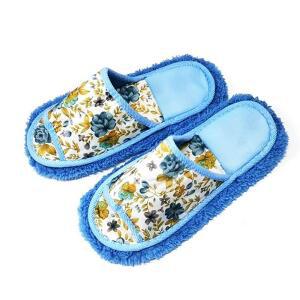 [2개구성] 블루 실내화 슬리퍼 극세사 걸레 용 청소 DUW6842D1