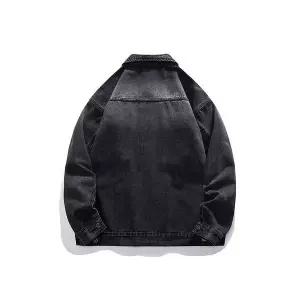 데님 빈티지 트렌드 남자청자켓 코트 톱 포켓 빅사이즈 ible1