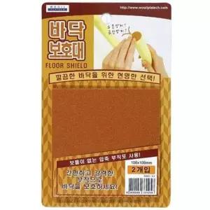 바닥보호대(사각) 1x1 의자발받침 의자발싸개 의자발커버 바닥보호 DIY용품 인테리어시트