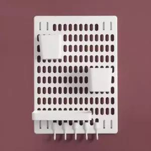 [생활] 화이트 벽선반 페그보드세트 PH-323