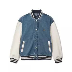 폴로 랄프로렌 시즌오프W 로고 플래그 보머 재킷 블루 WMPOOTWNDG20055400