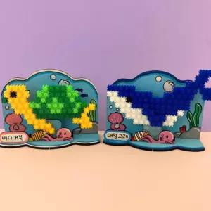 (OR) 디폼블럭 바다 멸종위기동물 입체 장식 만들기