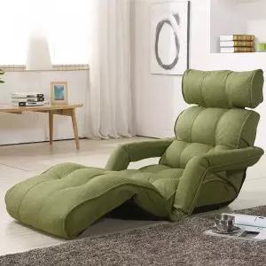 좌식 리클라이너 스마트 침대 의자 그레이 수동 각도조절