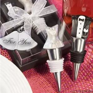 웨딩 데이 특별한 와인 스토퍼1개 용품 마개 병마개 진공