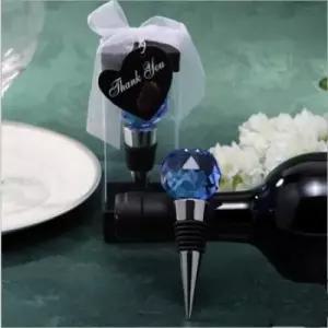 스탈 리쉬 블루 와인 스토퍼1개 용품 마개 진공