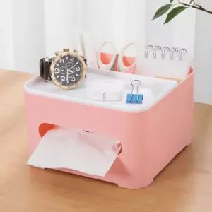 멀티 티슈케이스 소품정리함 테이블 데스크오거나이저