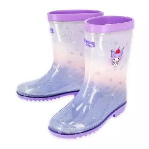 쿠로미 퍼플 글리터 트로피칼 어린이 아동 PVC 장화 dPQ2+9rSF
