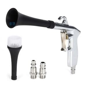 자동차 청소 총 고압 에어 블로우 건 2 개의 노즐 포함 자세히 드라이 워시 전문 인테리어 도구