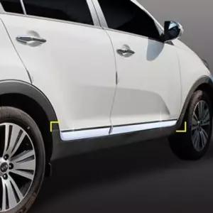 스포티지R 사이드 언더라인 몰딩 크롬 도어 튜닝