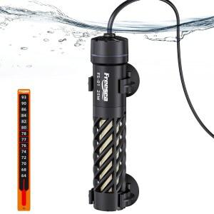 어항용 프리세아 수족관 히터: 1-5갤런 물고기 거북이 수조 애호가를 위한 25W 소형 잠수식 온도 조절기 및 UL 코드