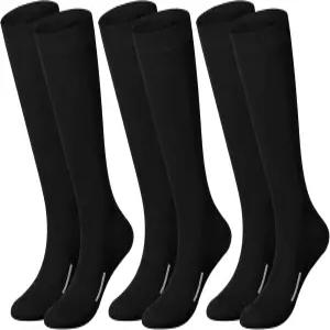 하이샌디 3켤레 야구 양말 벌크 소프트볼 청소년 하이 롱 튜브 축구팀 남자 여자 성인 스포츠