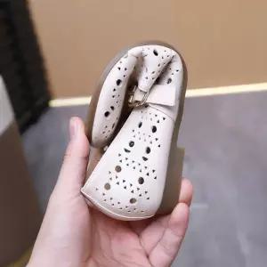 여자 봄 신발 두루두루 스트랩 샌들 일자 펀칭 메리제인 리얼 플랫 사계절 편안한 라운드 펌프스 M스포1