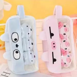 [패션] 동물 캐릭터 다용도 파우치 토끼 돼지 오리 여우 파우치 학생 동물브로치 입학선물 준비물 신학기