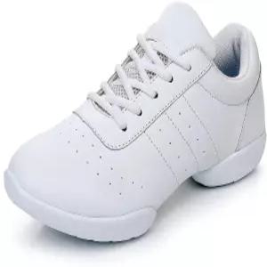 SWDZM 볼룸 살사 연습 댄스 운동화 여성 치어리딩