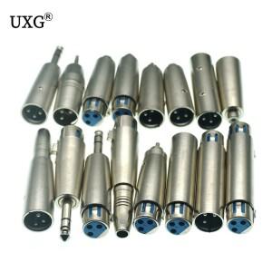3Pin XLR 암-6.35mm 남성 모노 잭 리드 어댑터 마이크 남성-RCA 여성 리더 니켈 도금