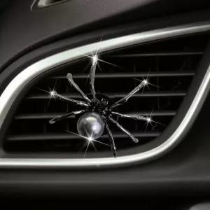 블링 스파이더 자동차 공기 청정기 통풍구 클립 귀여운 사랑스러운 재미있는 다이아몬드 디퓨저 장식 실내