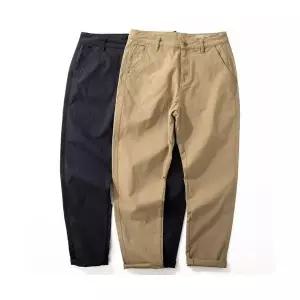 바지 팬츠 남성 캐주얼 가을 긴 스판 슬랙스 배기핏 비즈니스 테이퍼드 MF3