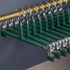 [생활] 논슬립 코팅 바지집게 운동화 행거 미끄럼방지 튼튼한 옷걸이