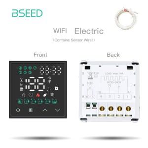 BSEED LED 터치 스크린 전기 바닥 난방 물 보일러 룸 온도 조절기 모듈 부품 WIFI Alexa 컨트롤러 APP