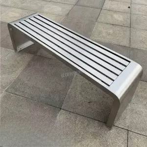 스테인리스 벤치 의자 스텐 철제 스틸 스테인레스