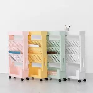 이동식책꽂이 북트롤리 카트 정리 소품 수납 보관 책장