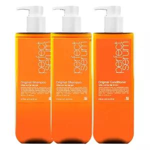 미쟝센 퍼펙트 오리지널 세럼 샴푸 680ml 2개 + 컨디셔너 680ml 1개