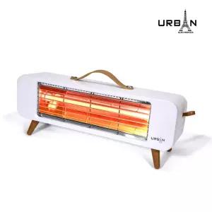 어반일렉 뉴트로 탁상용 와이드 히터 UES-903W전기 발난로 전기 거실온풍기 미니 난로