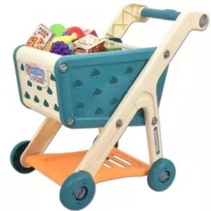 오즈토이 튼튼한 푸드 쇼핑카트 주방 소꿉놀이 세트 파랑 k198a blue 마트 장바구니어린이 역할 모형