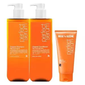 미쟝센 퍼펙트 오리지널 세럼 샴푸 680ml 1개 + 컨디셔너 680ml 1개 + 트리트먼트 330ml 1개