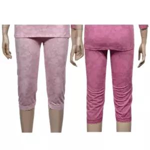 할머니 내복 바지 9부 꽃무늬 레이스겨울타이즈 내의 엄마선물 빅사이즈 어미니 여성내의 레깅스