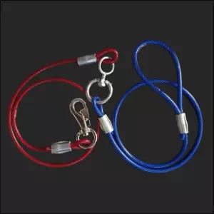 국산 와이어개줄 8mm 중간도래 강아지 대형견 중형 애견 진돗개 리드 개줄 견줄 목줄 산책용품 용목 애목