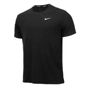 나이키 드라이핏 UV 마일러 반팔티(DV9316-010)헬스장운동복 상의 남자 트레이닝셔츠 탁구셔츠 배드민턴 스