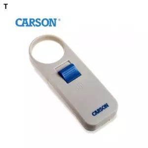 CS73 카슨 LED 비구면렌즈 돋보기 7배.SV-70휴대용확대경 휴대용 손돋보기 잡이 관찰 어린이