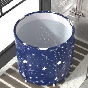 욕조사우나 곤색여행용 가정용 접이 간이 보조 휴대용